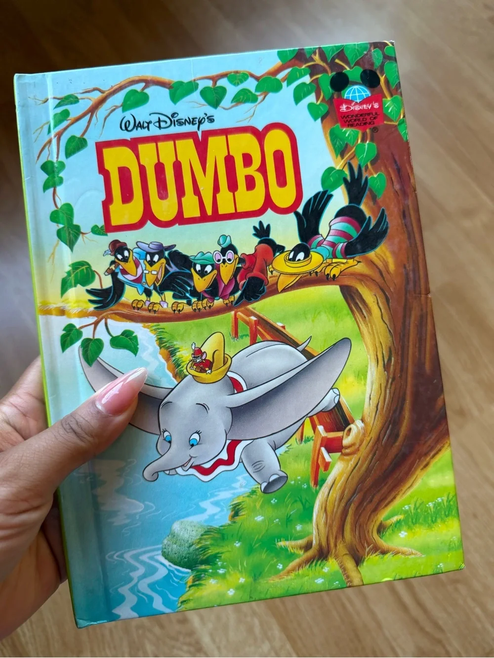 Disney Dumbo Hardcover Storybook - Yellow, Red, Green, Blue